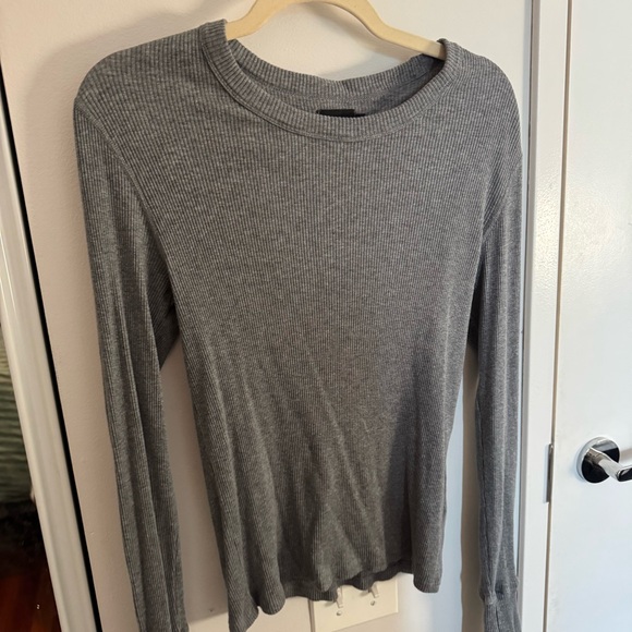 BANDIER WSLY Tops Wesley Rivington Ribbed Long Sleeve - Picture 6 of 6